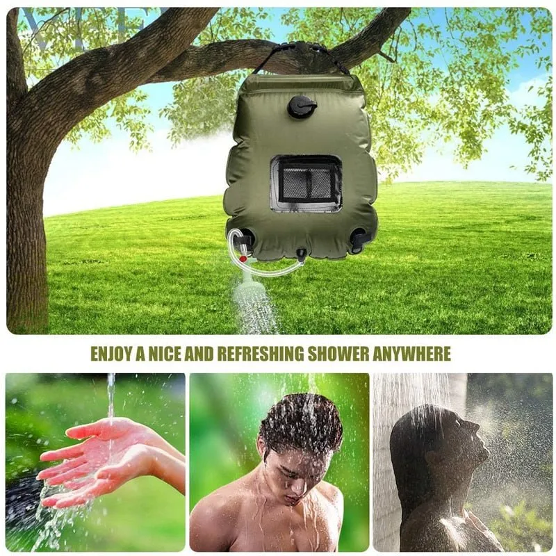 Douche solaire de camping 20L Gnyll - pocket shower