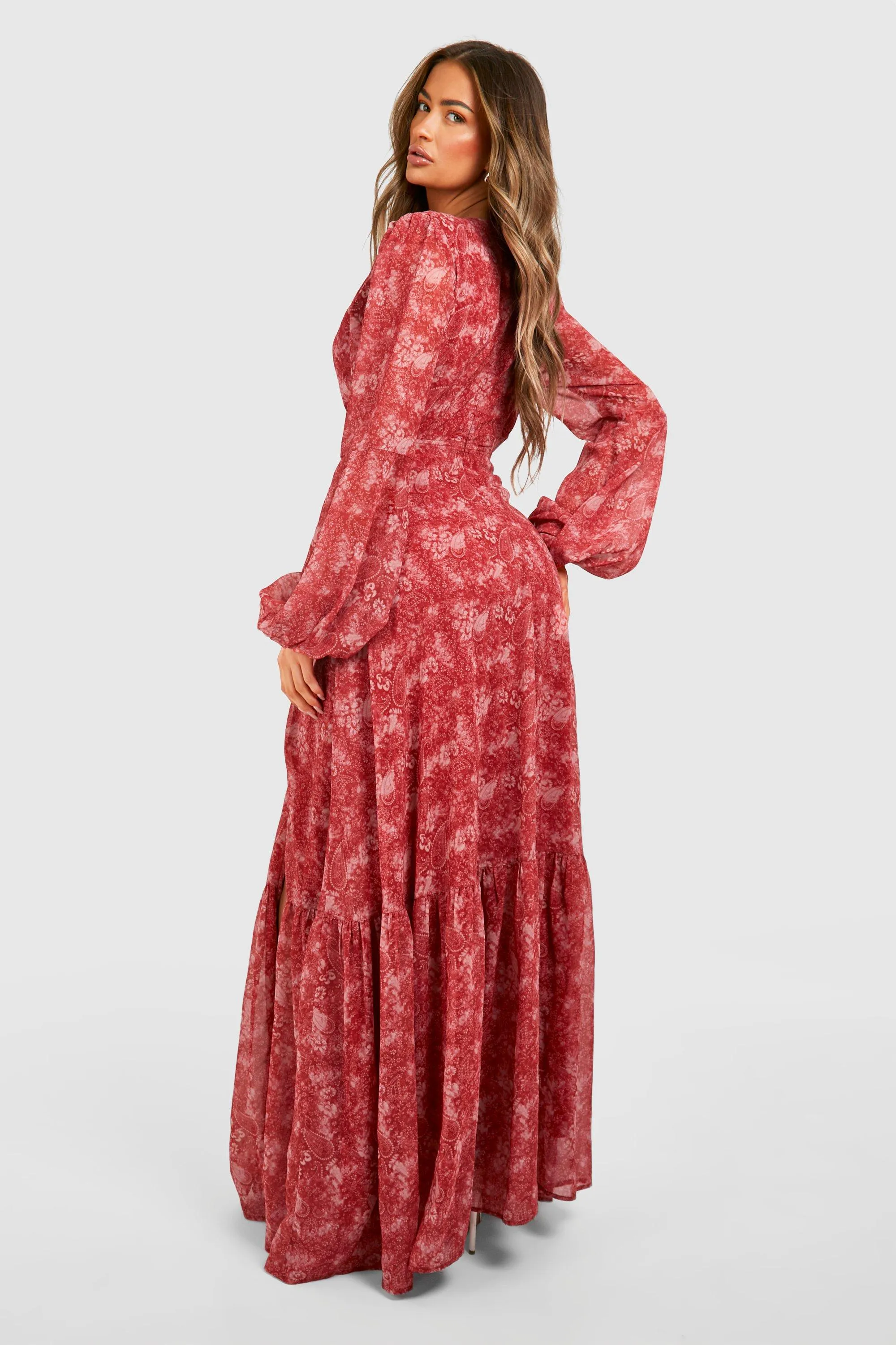 Dresses | Paisley Print Cut Out Maxi Dress | boohoo