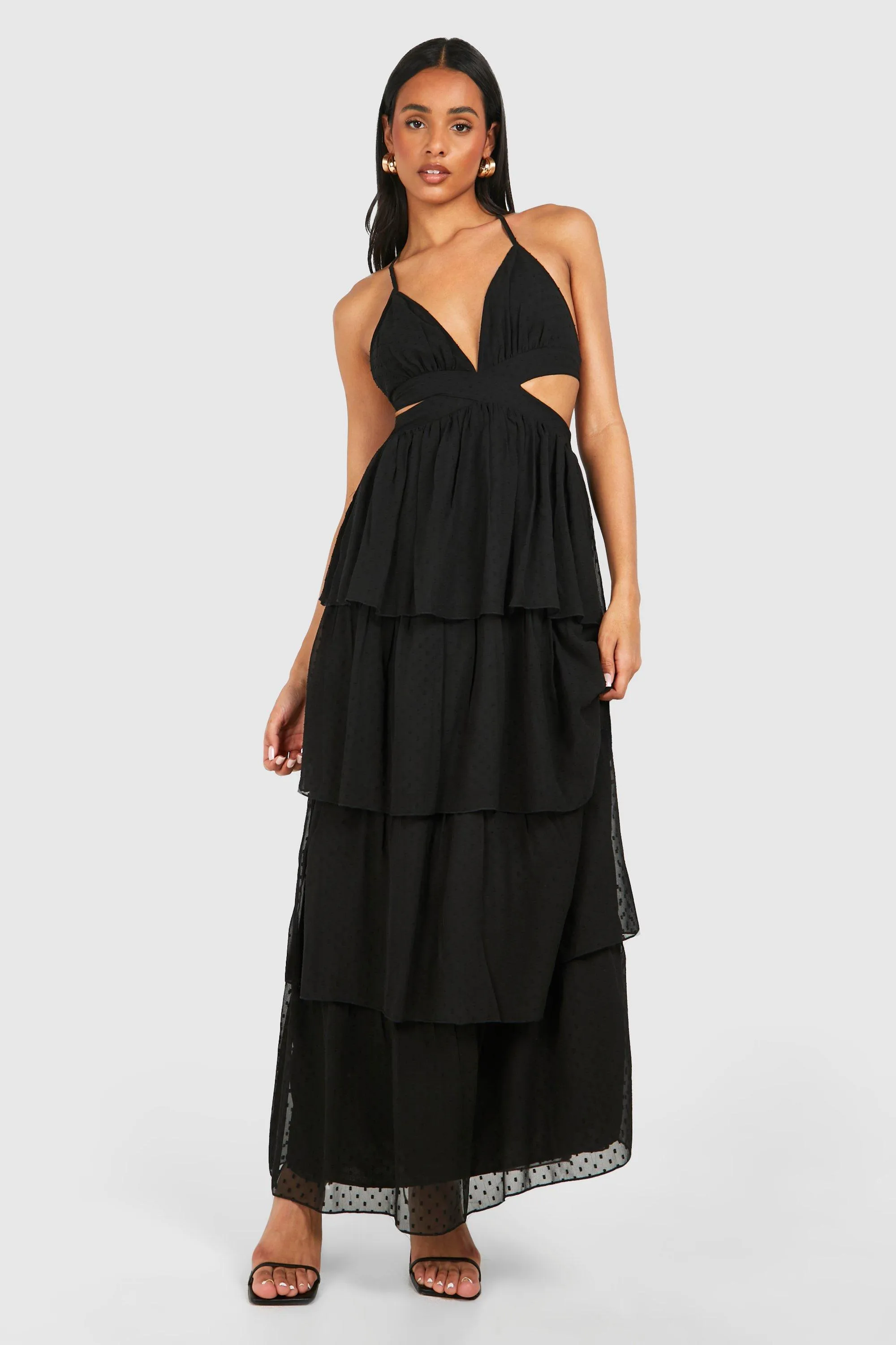 Dresses | Tall Dobby Cut Out Maxi Dress | boohoo