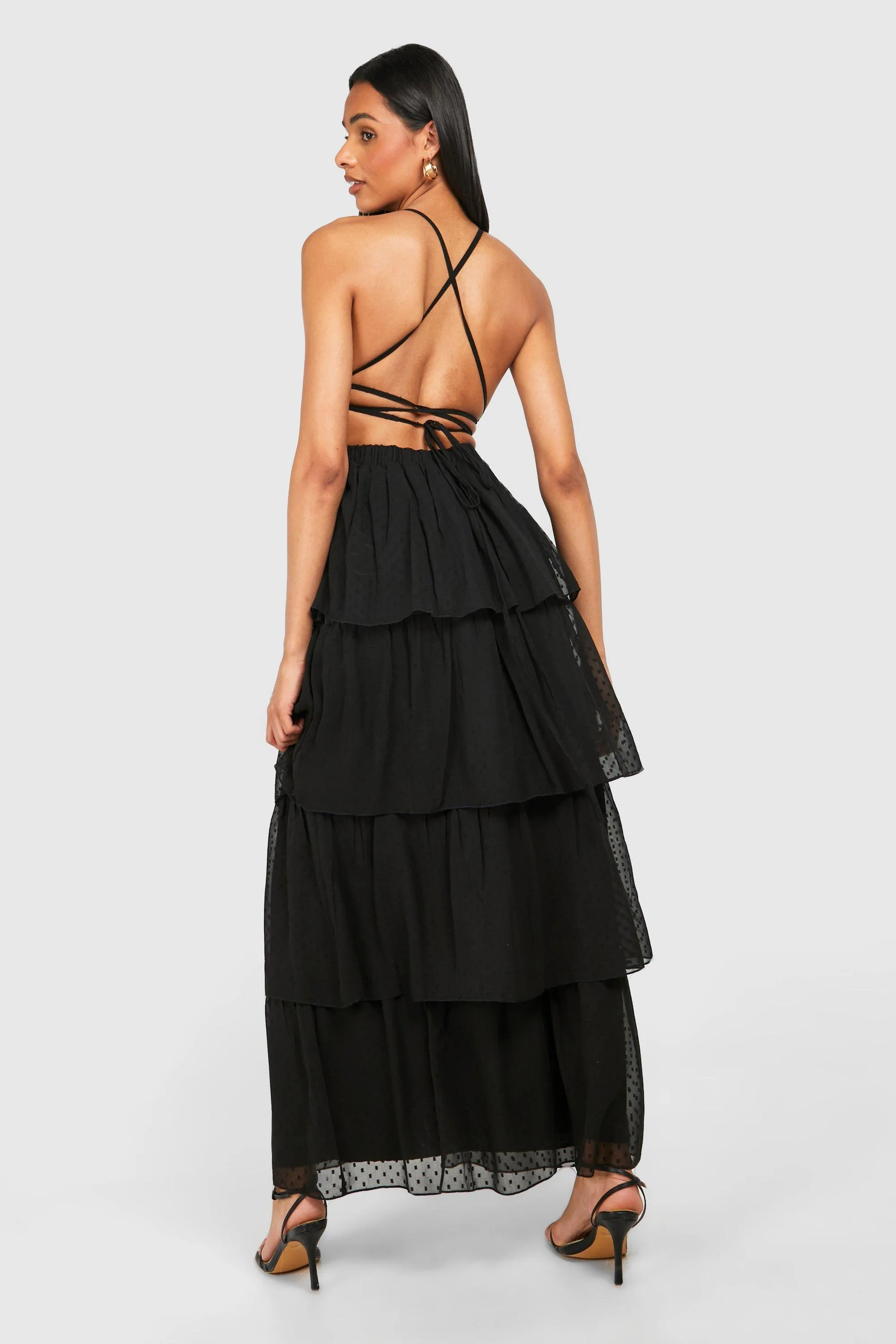 Dresses | Tall Dobby Cut Out Maxi Dress | boohoo