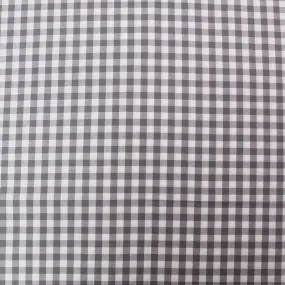 Dressmaking Cotton Gingham - Wide Width - Grey and White