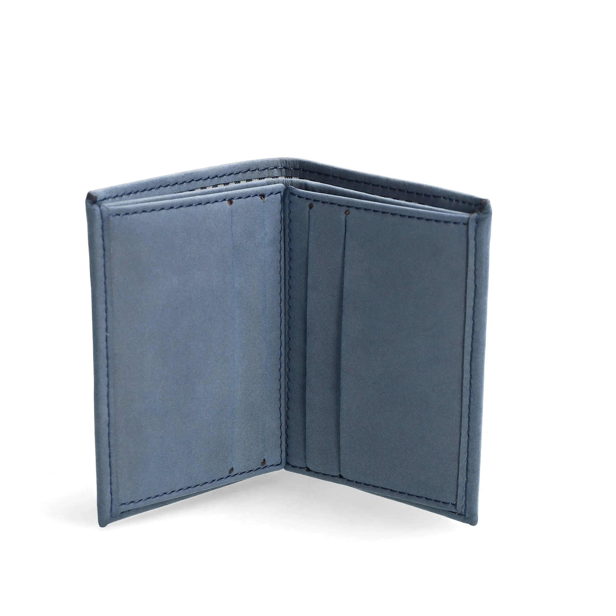 Dublin Men's Vegan Leather Bifold Wallet | Blue