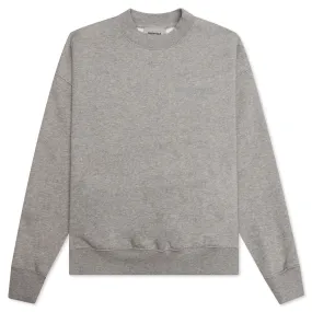 Essentials Kid's Pullover Crewneck - Dark Heather Oatmeal