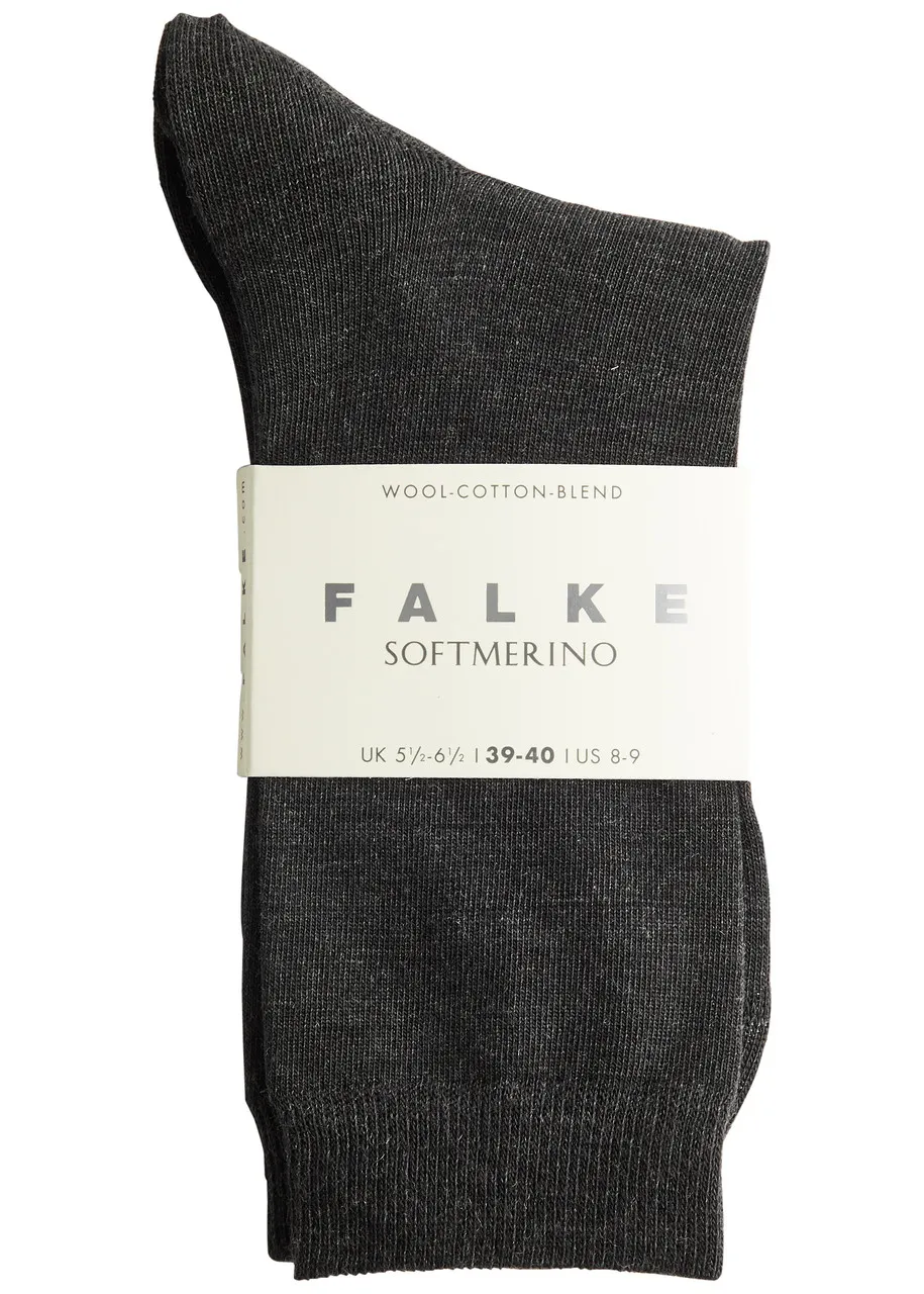 FALKE Soft merino wool-blend socks -                         -                     -                