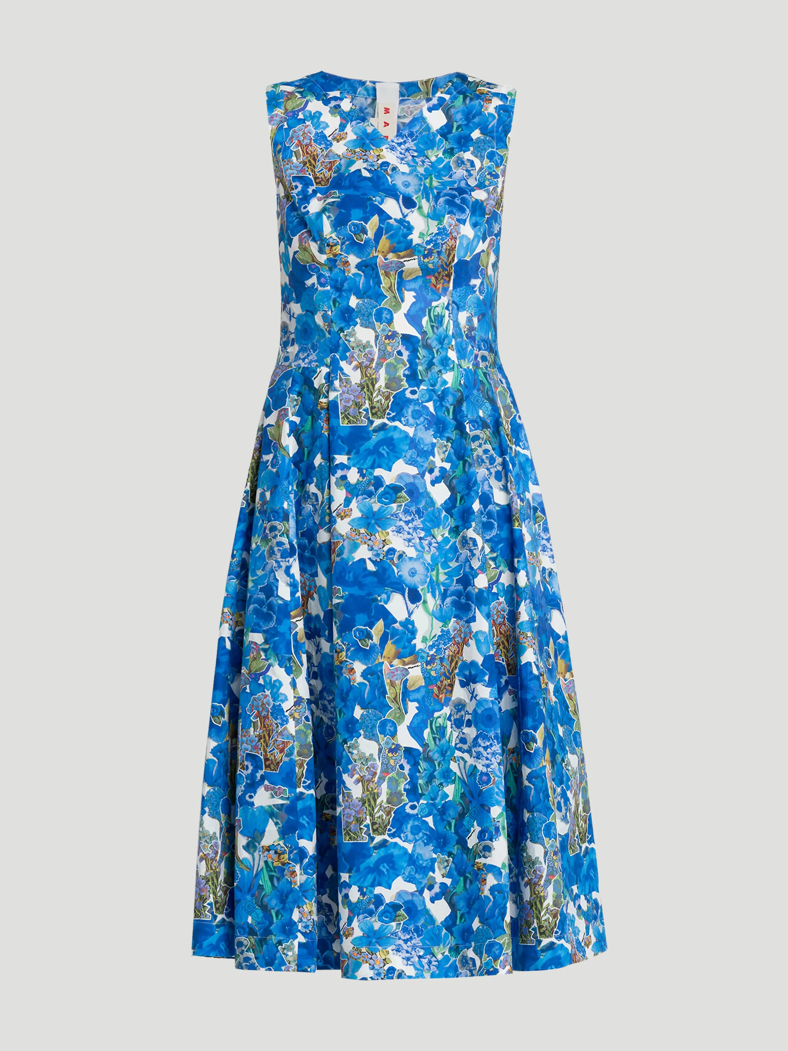 Floral Cotton Midi-Dress