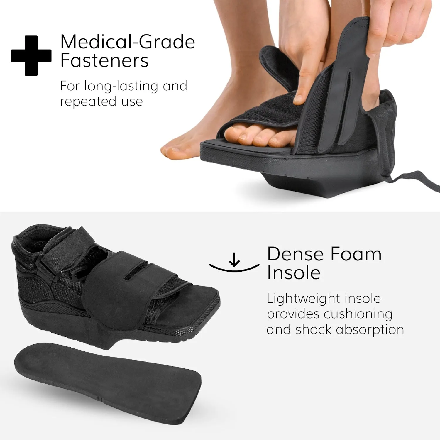 Forefoot Off-Loading Post Surgery Shoe | Non-Weight Bearing Support Boot for Toe and Foot Protection