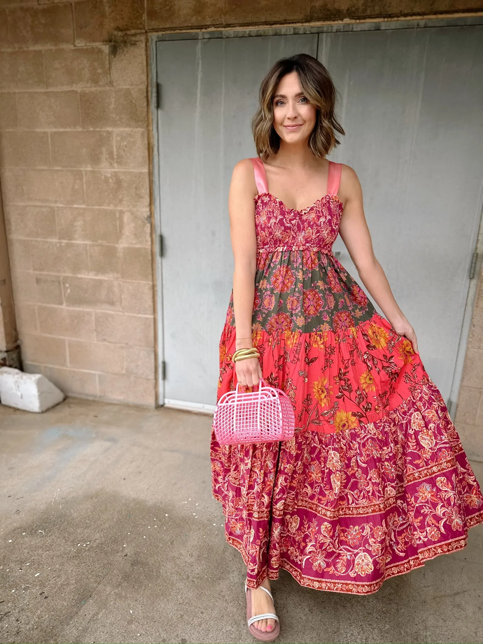 Free People Bluebell Maxi | Magenta Combo