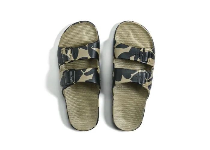 Freedom Moses Slides - Goa BLK Khaki