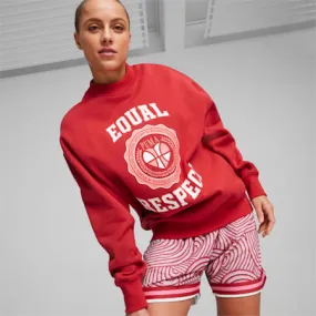 Game Love Women's Basketball Sweatshirt | Club Red | PUMA Clothing | PUMA 