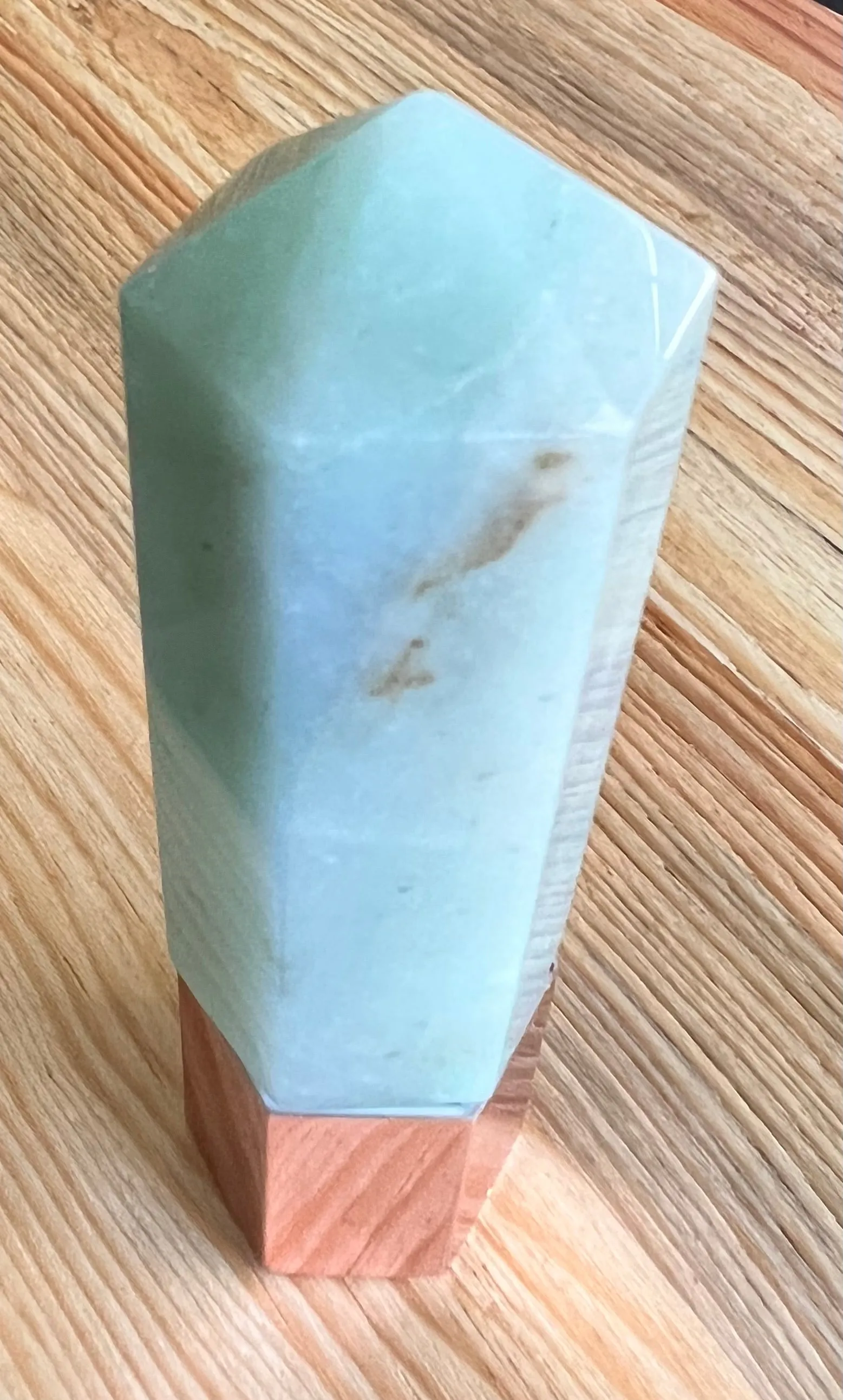 Gemstone Roller Bottle & Gua Sha Facial tool in one