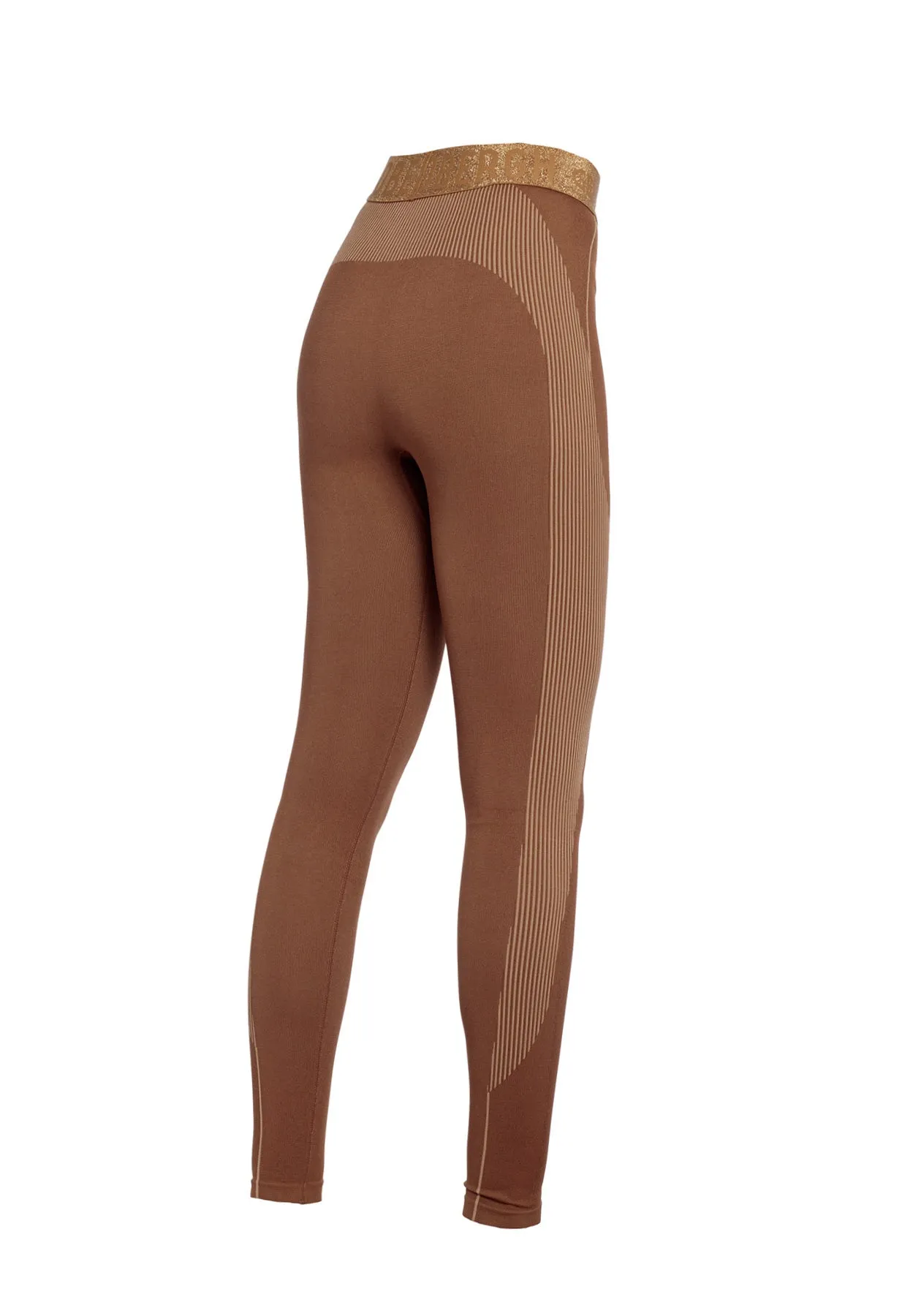 Goldbergh Furious Ski Thermal Legging in Brown