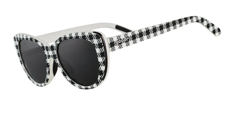 Goodr Runway Active Sunglasses - Gingham Is Sooo Last Season