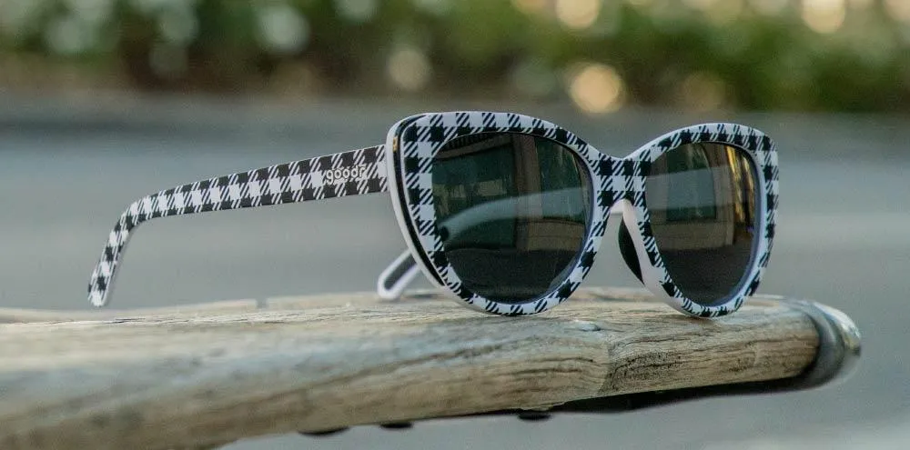 Goodr Runway Active Sunglasses - Gingham Is Sooo Last Season