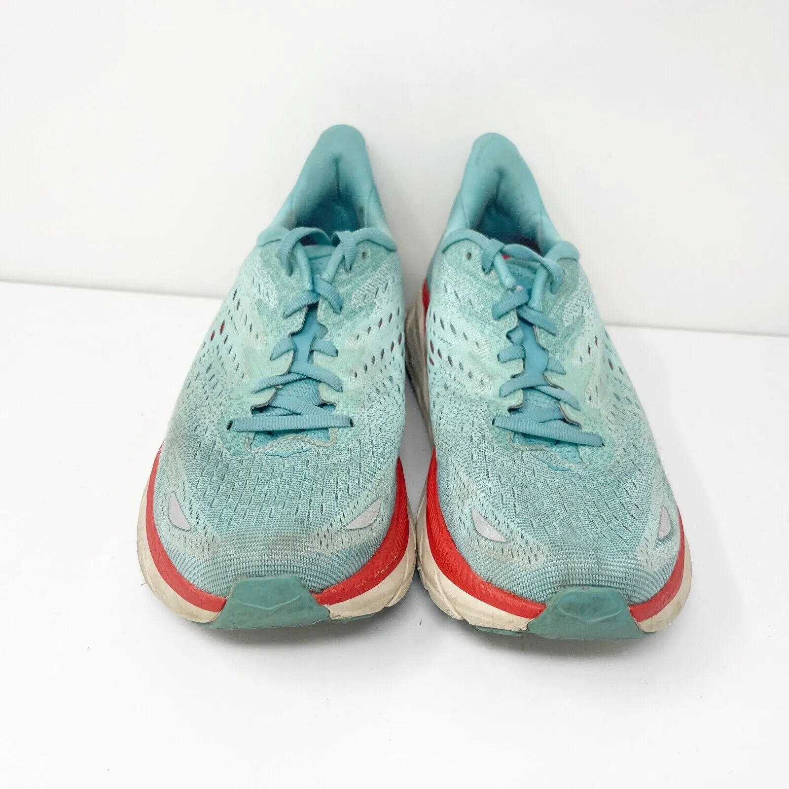 Hoka One One Womens Clifton 8 1119394 AEBL Blue Running Shoes Sneakers Sz 8.5 B