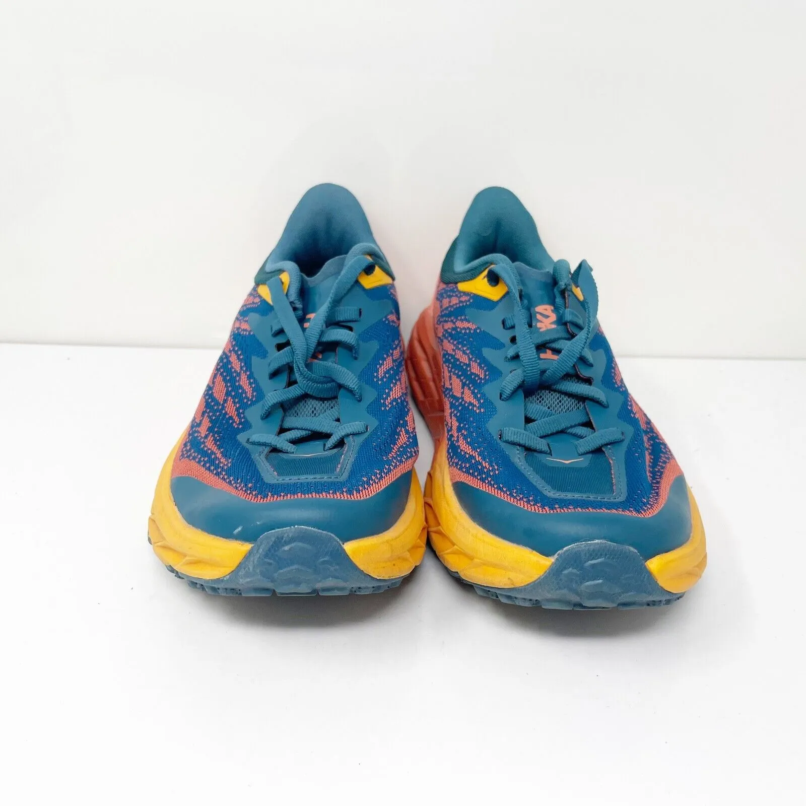 Hoka One One Womens Speedgoat 5 1123160 BCCML Blue Running Shoes Sneakers Sz 7 D