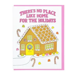 Home for the Holidays Gingerbread House Card