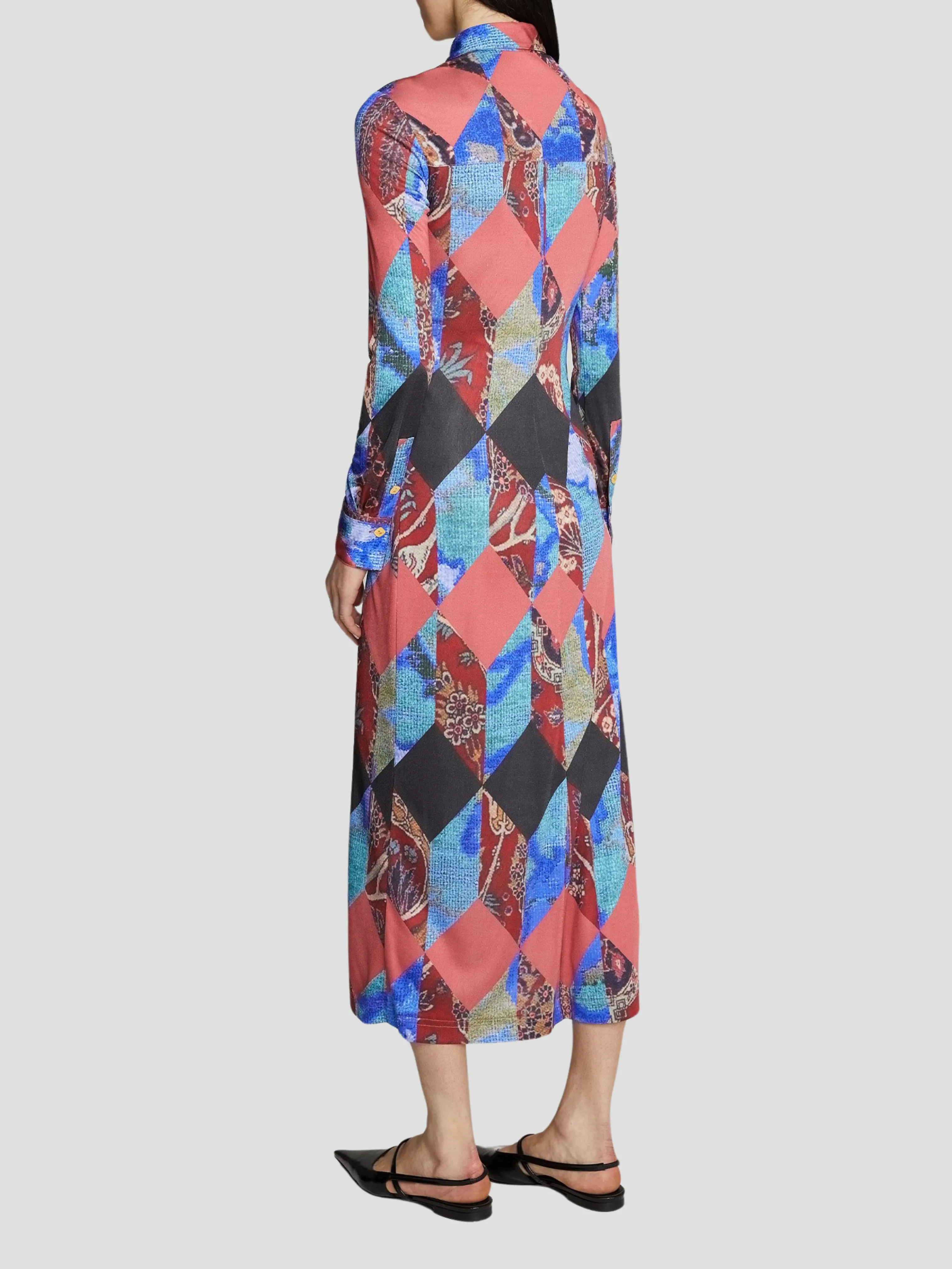 Ines Printed Midi Dress