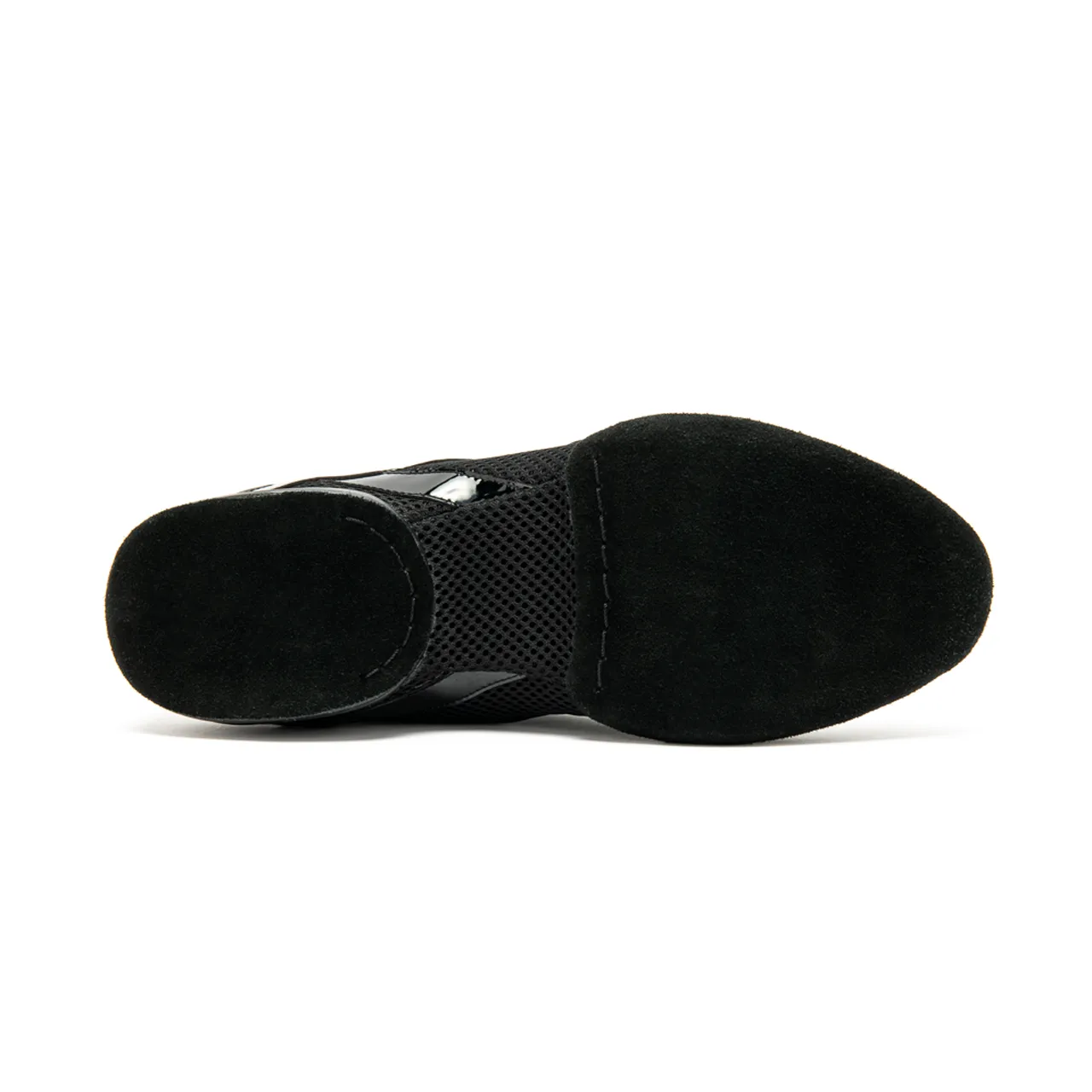 International Dance Shoes IDS Tempo AirMesh/Black Patent Teaching or Practice Shoe in Stock