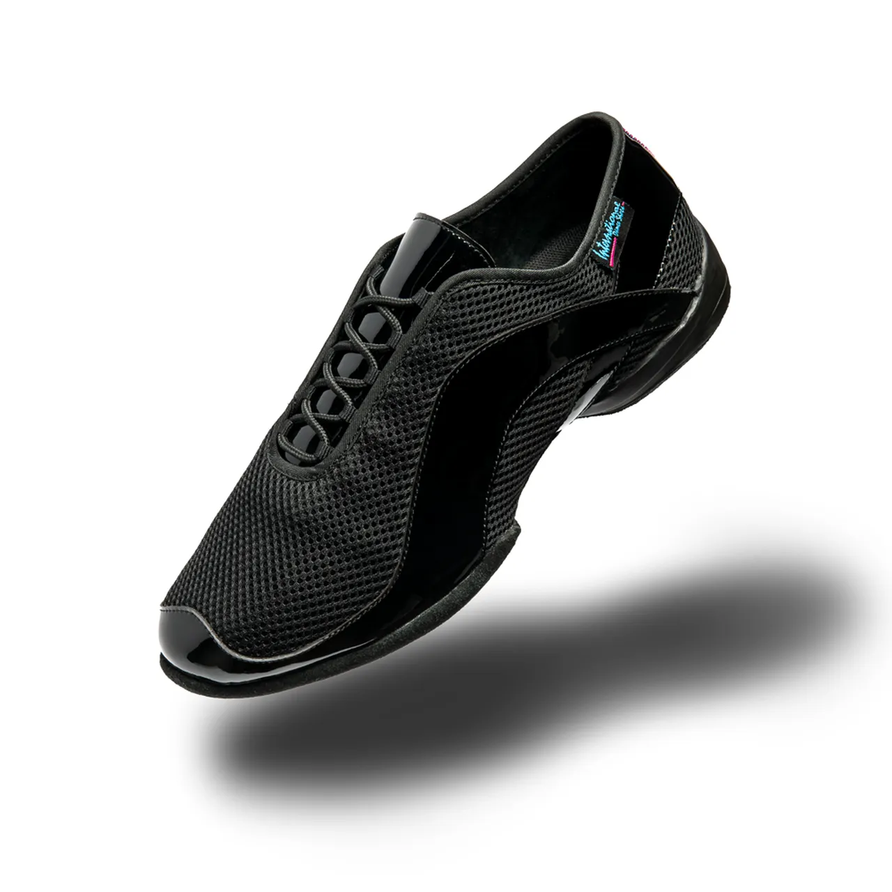 International Dance Shoes IDS Tempo AirMesh/Black Patent Teaching or Practice Shoe in Stock