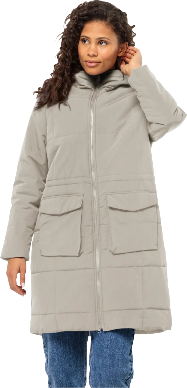 Jack Wolfskin Women's White Frost Parka Dusty Grey | Buy Jack Wolfskin Women's White Frost Parka Dusty Grey here | Out