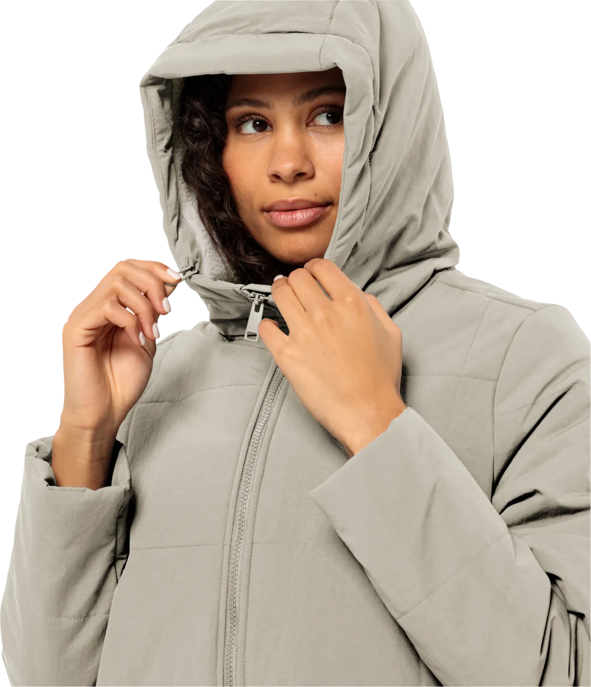 Jack Wolfskin Women's White Frost Parka Dusty Grey | Buy Jack Wolfskin Women's White Frost Parka Dusty Grey here | Out