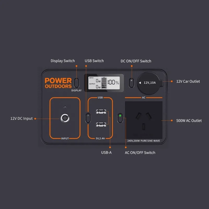 Jackery Explorer 240 Portable Power Station 240Wh 16.8Ah Lithium Battery