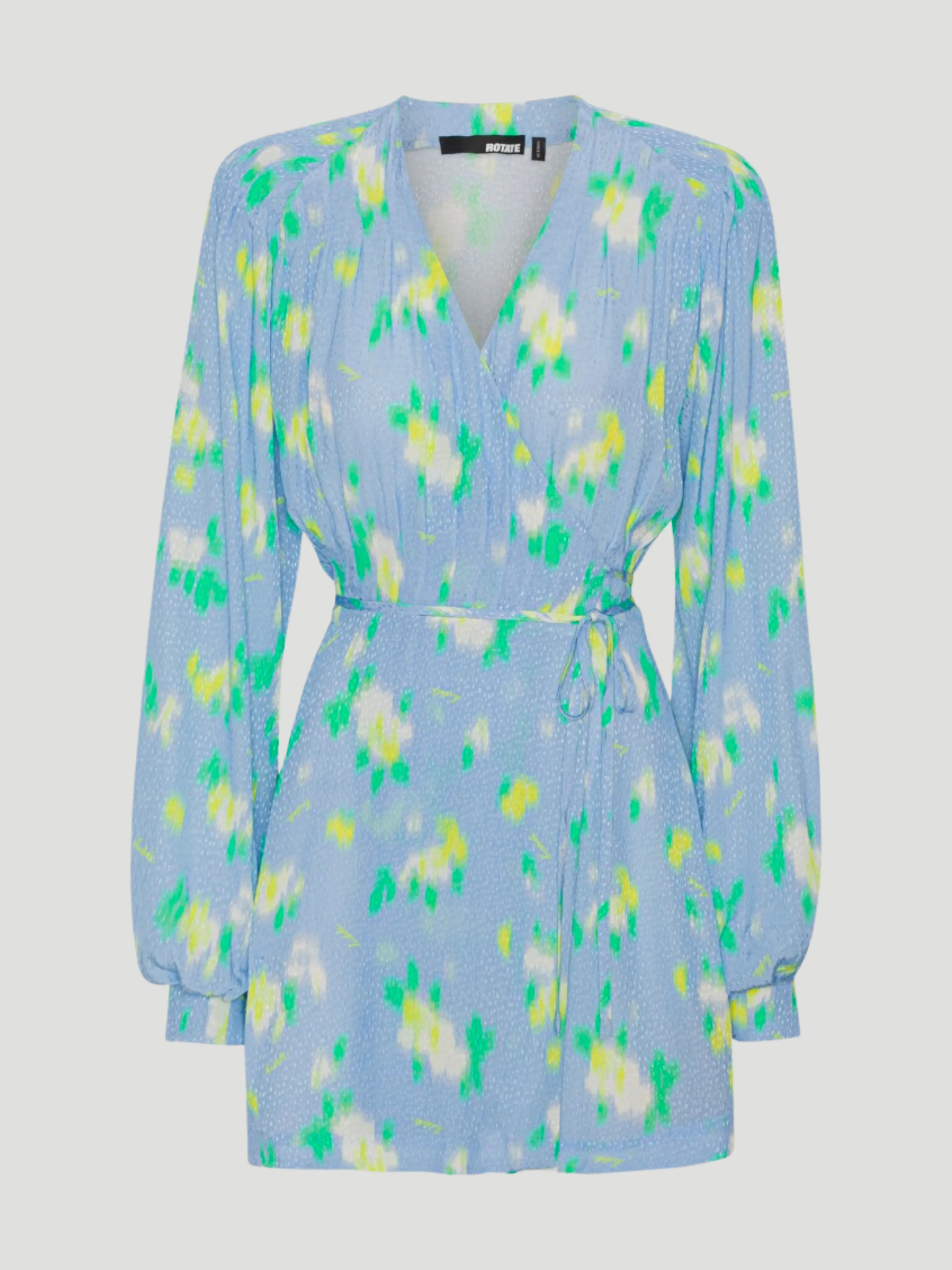 Jacquard Wrap Dress