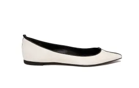 JULIE SHOE SUEDE ALBATROS OFF WHITE