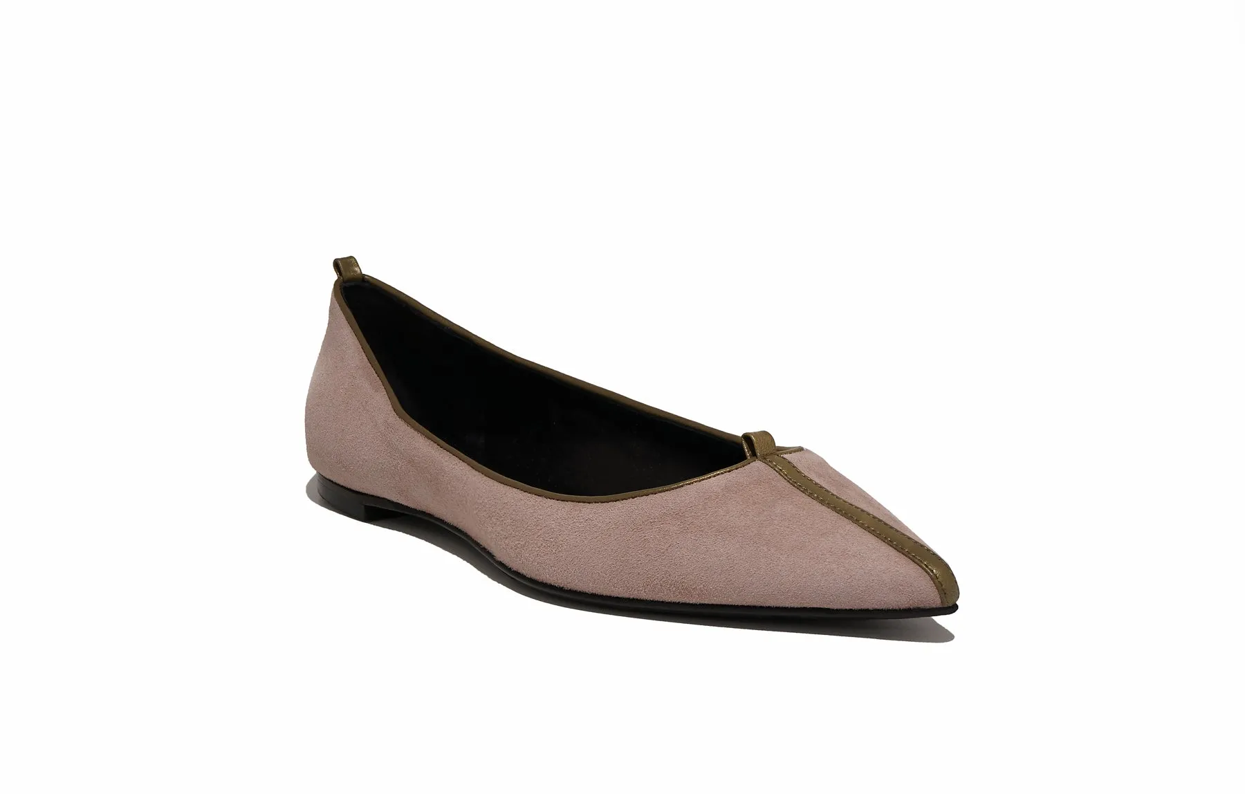 JULIE SHOE SUEDE ROSE