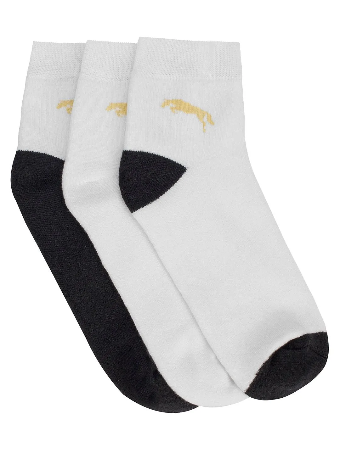 JUMP USA Men's Ankle Length Bamboo Cotton Socks - Pack of 3 | Men Casual Socks for Everyday Wear - Sweat Proof, Quick Dry, Padde