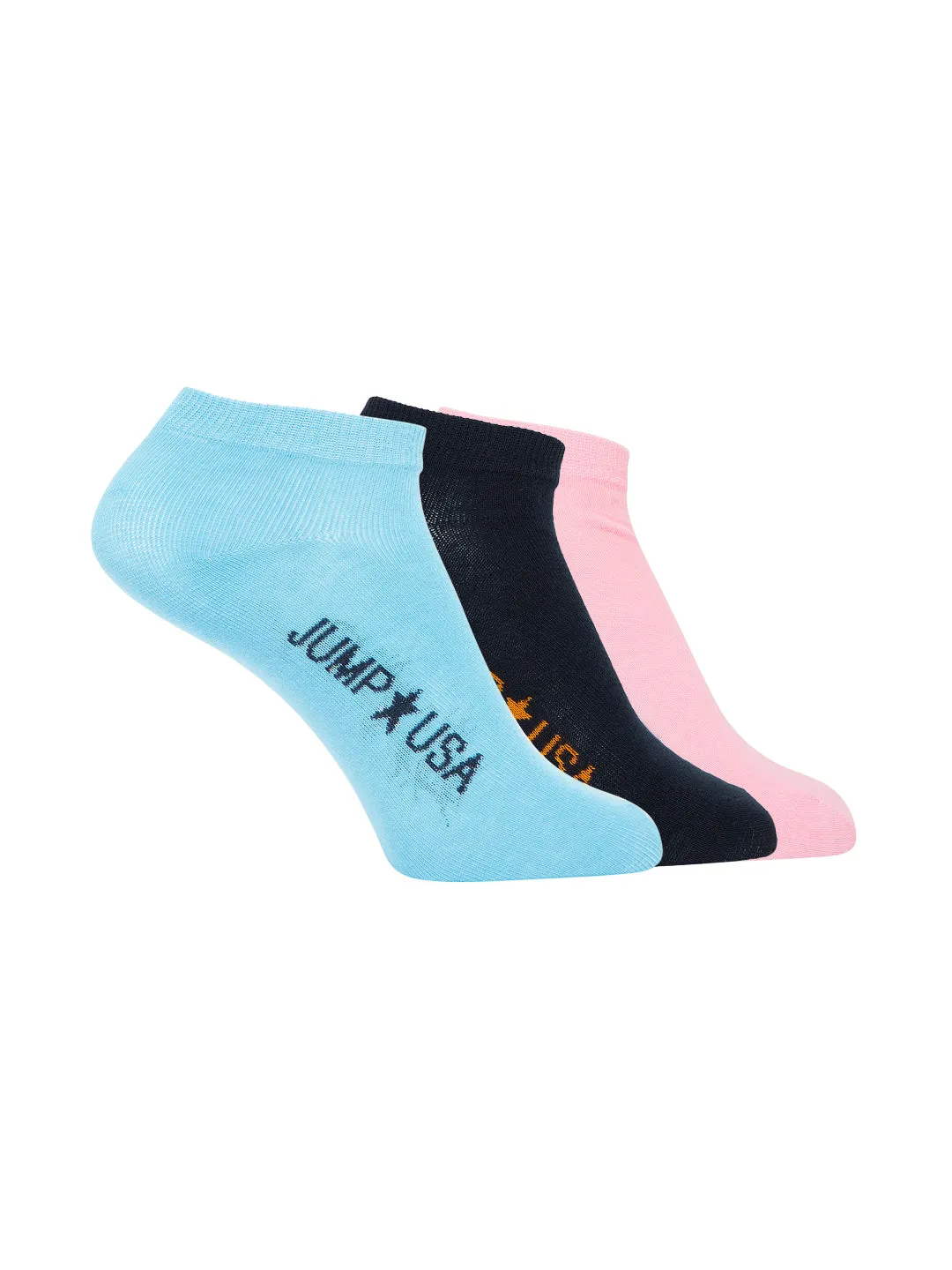 JUMP USA Set of 3 Ankle Length Socks For Men