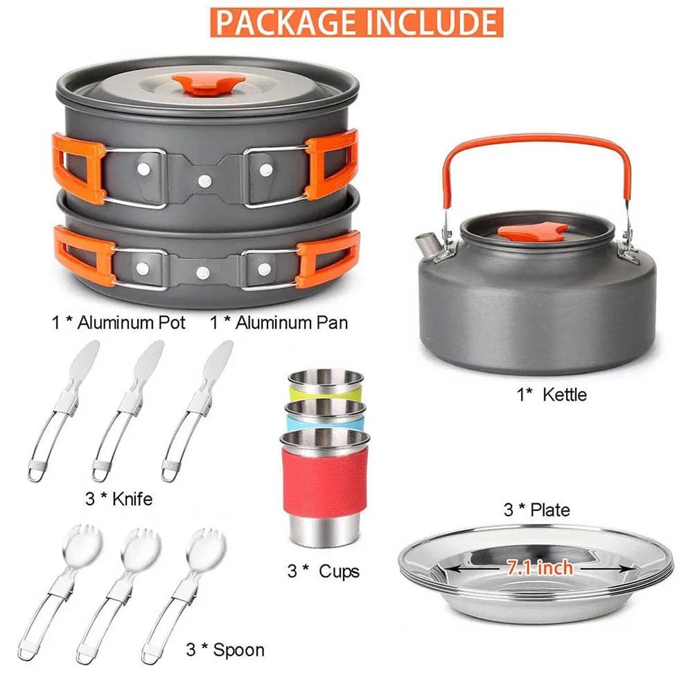 Kit d'ustensiles de cuisine pour le camping et barbecue Jo Camping - BBQ