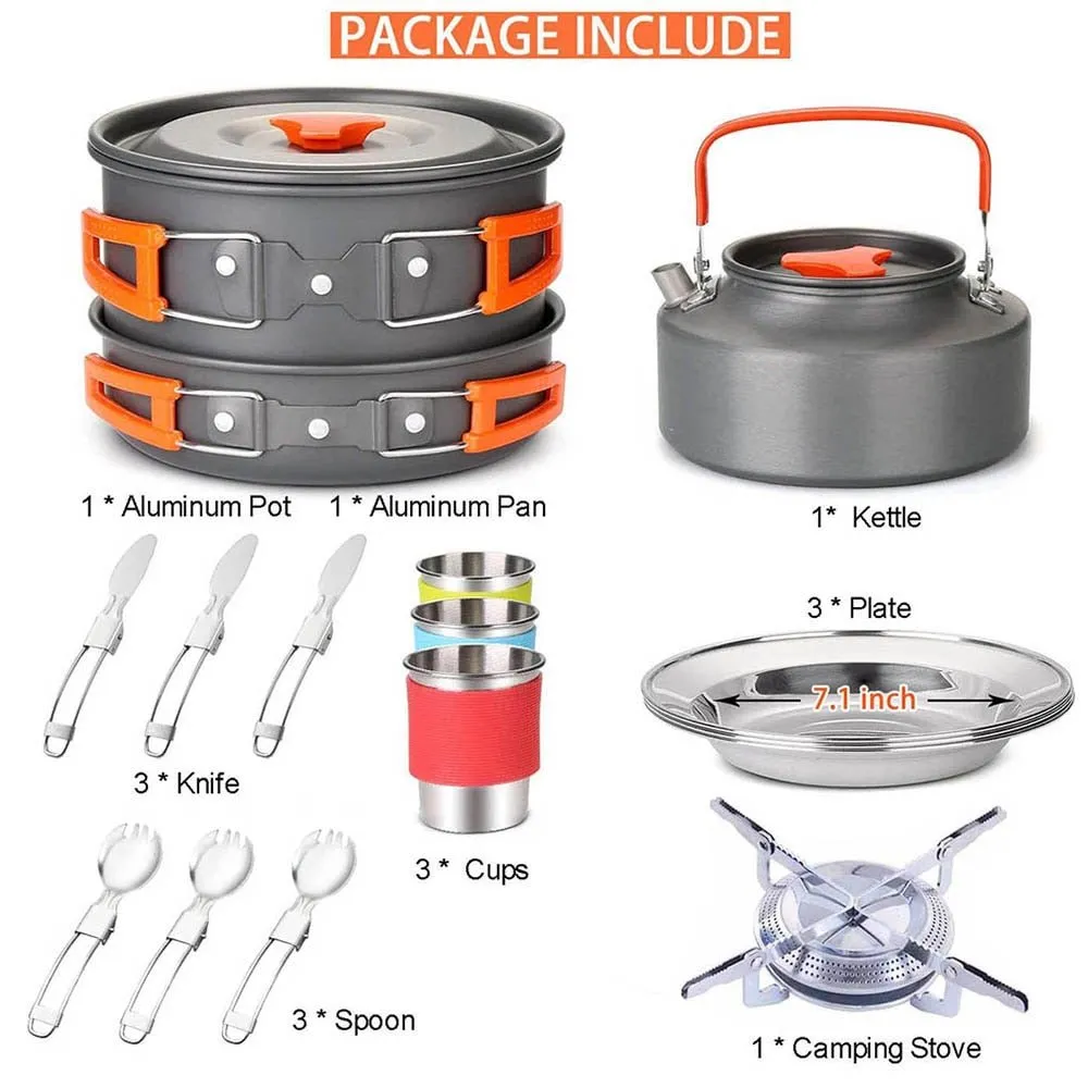 Kit d'ustensiles de cuisine pour le camping et barbecue Jo Camping - BBQ