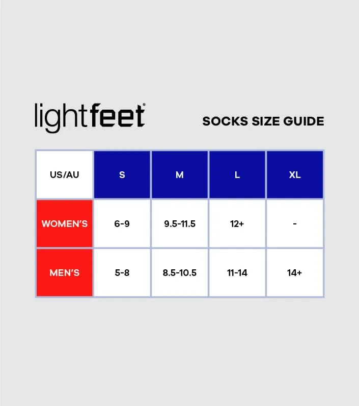 lightfeet diabetic crew socks - 1 pair