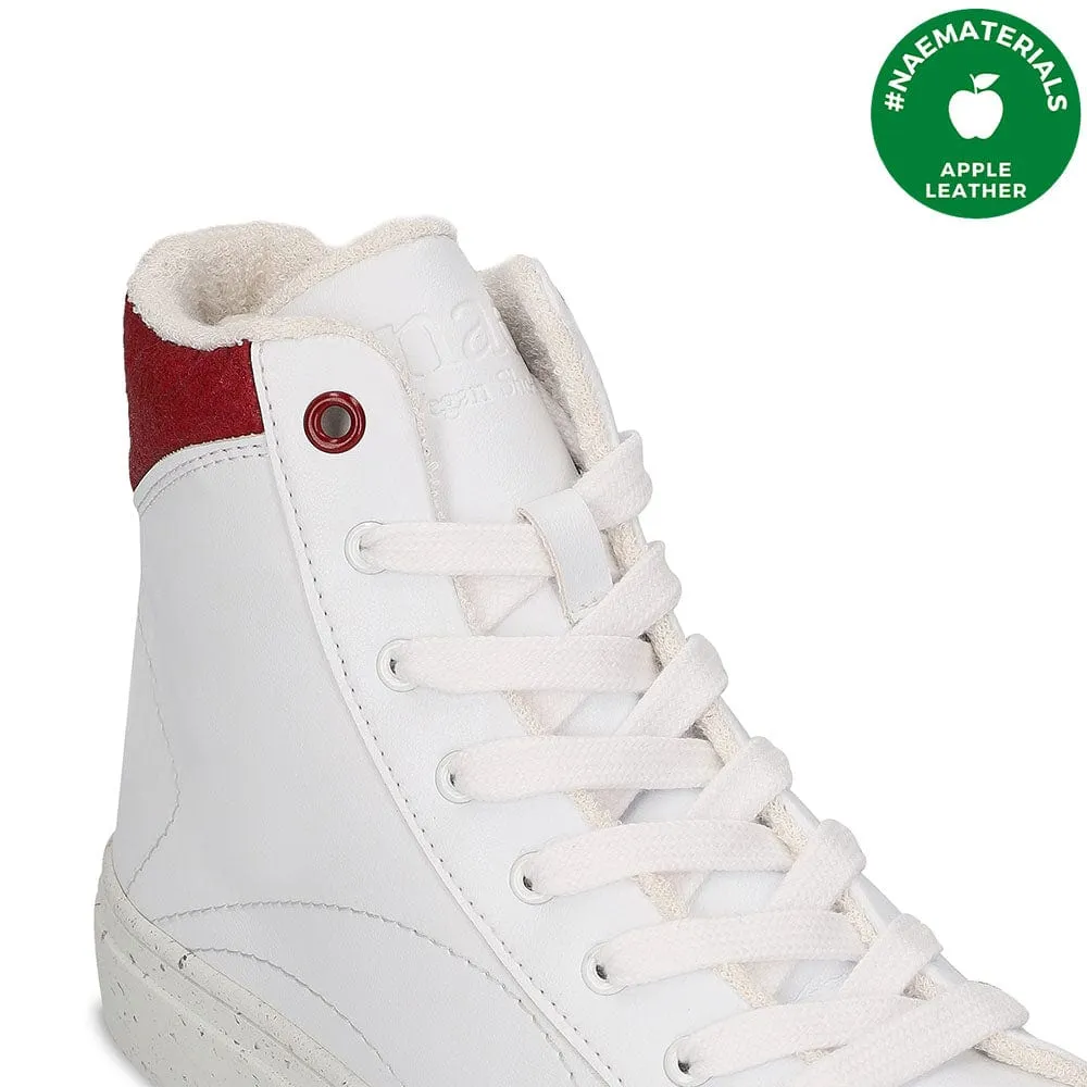 London Piatex & Apple Leather Vegan Sneakers | Red