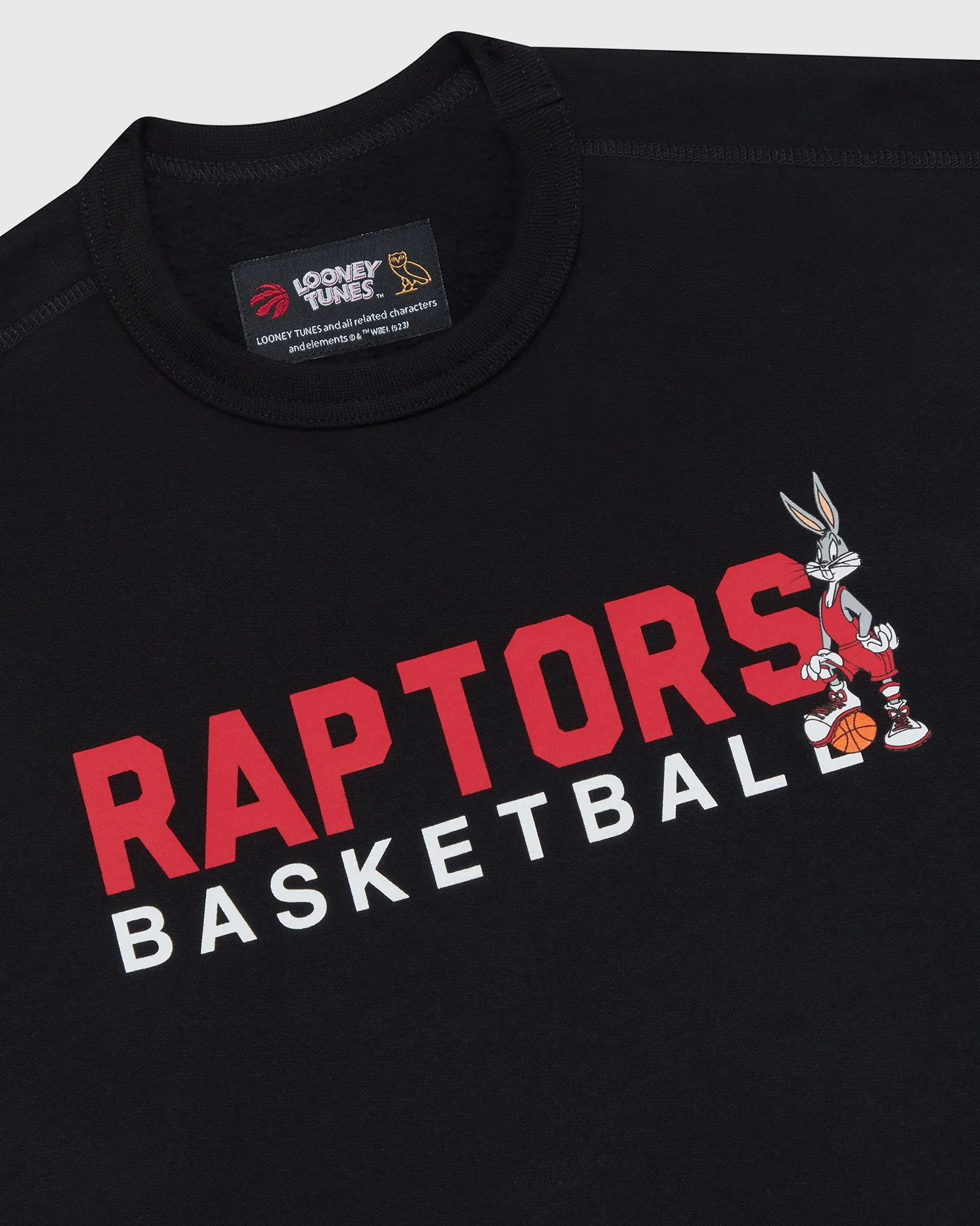 Looney Tunes X Raptors Warm Up Crewneck - BLACK