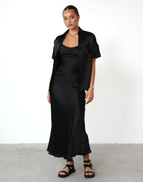 Martha Maxi Dress (Black)