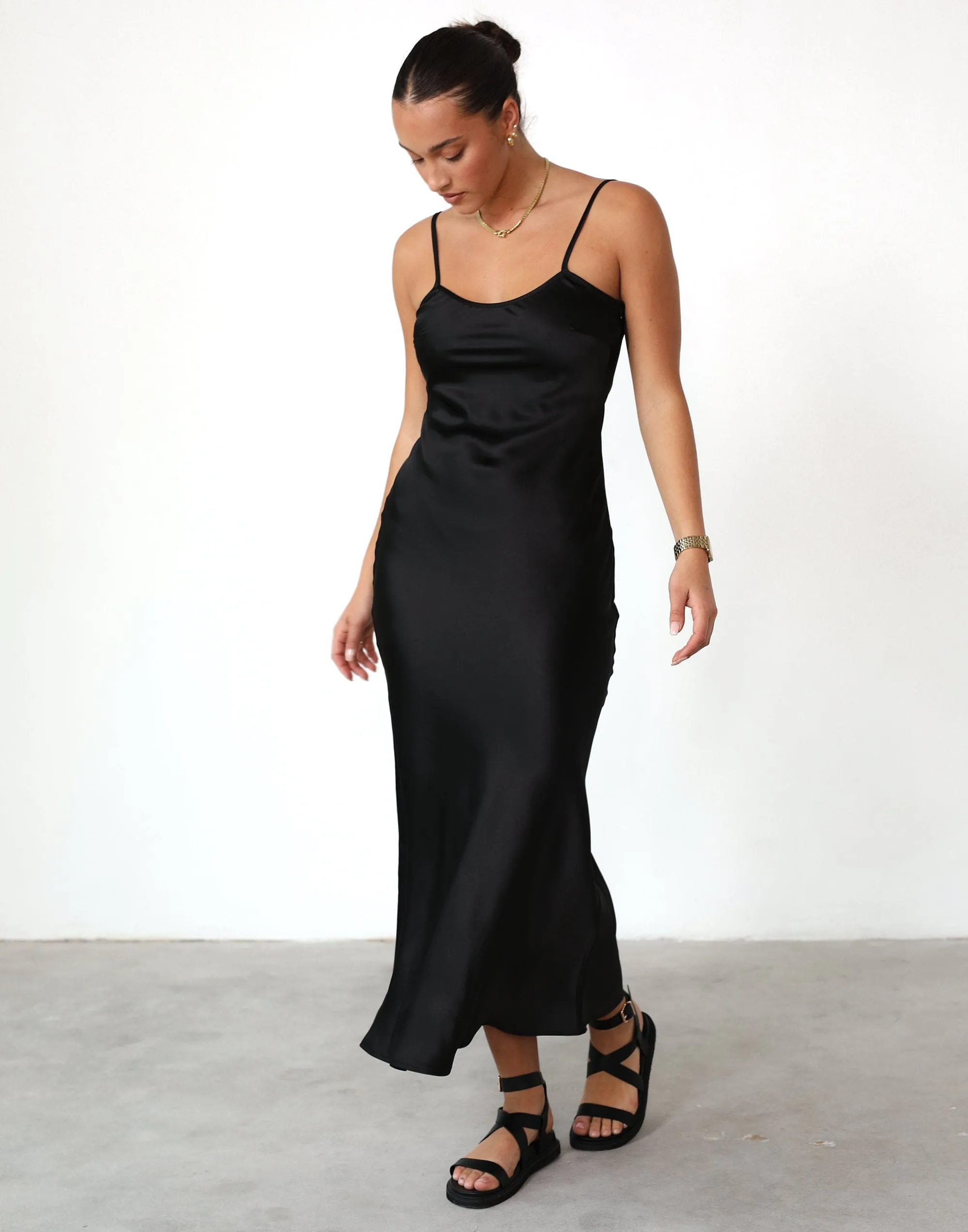 Martha Maxi Dress (Black)