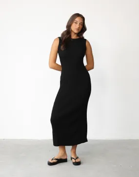 Melissa Maxi Dress (Black)