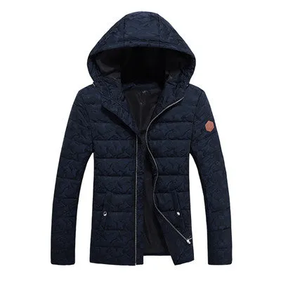 Men Camouflage Thick Jackets and Costs Warm Hooded Men Parkas Casual Men Overcoats Slim Fits S- SM6