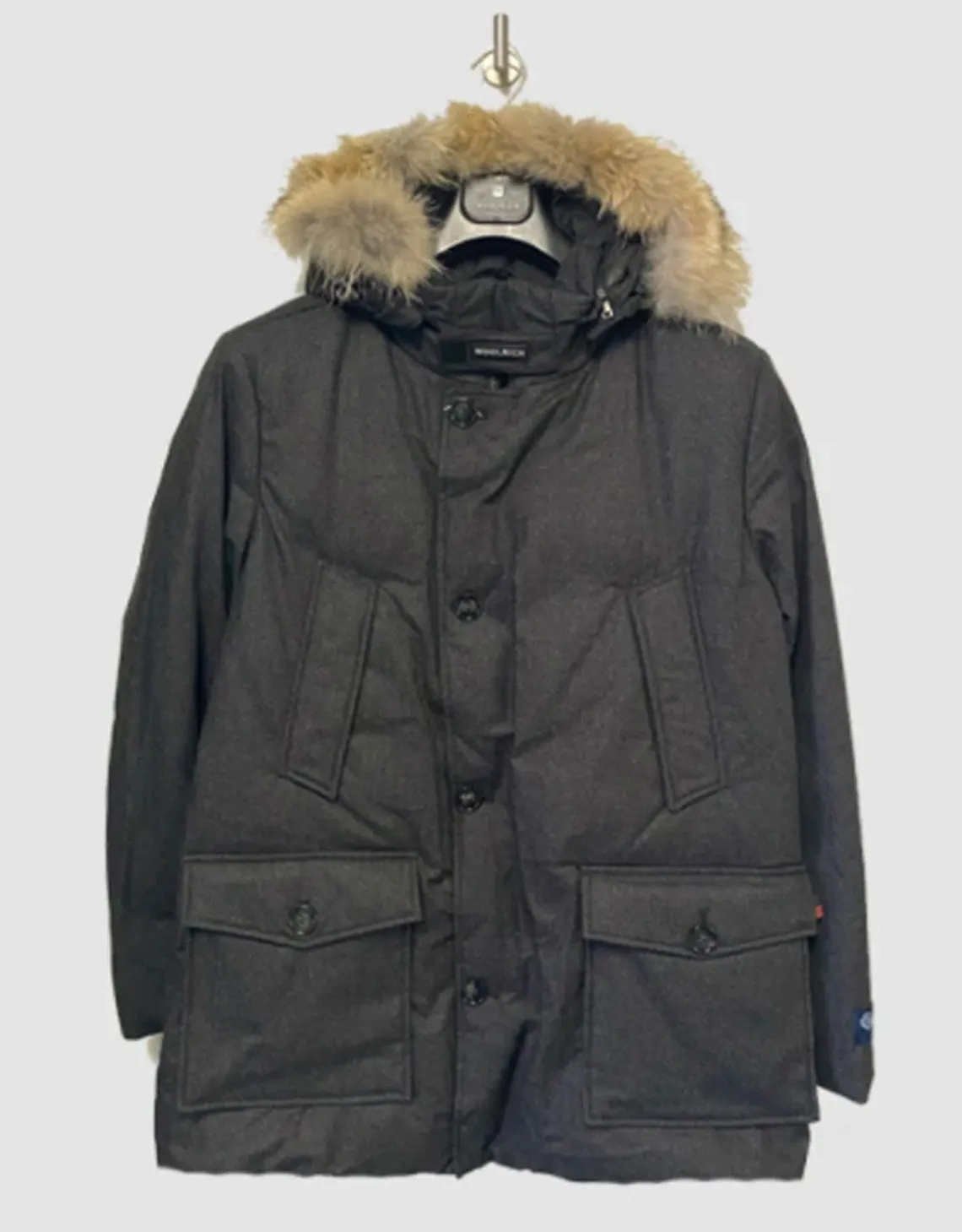 MEN'S LUXE ARCTIC PARKA CHARCOAL TWEED