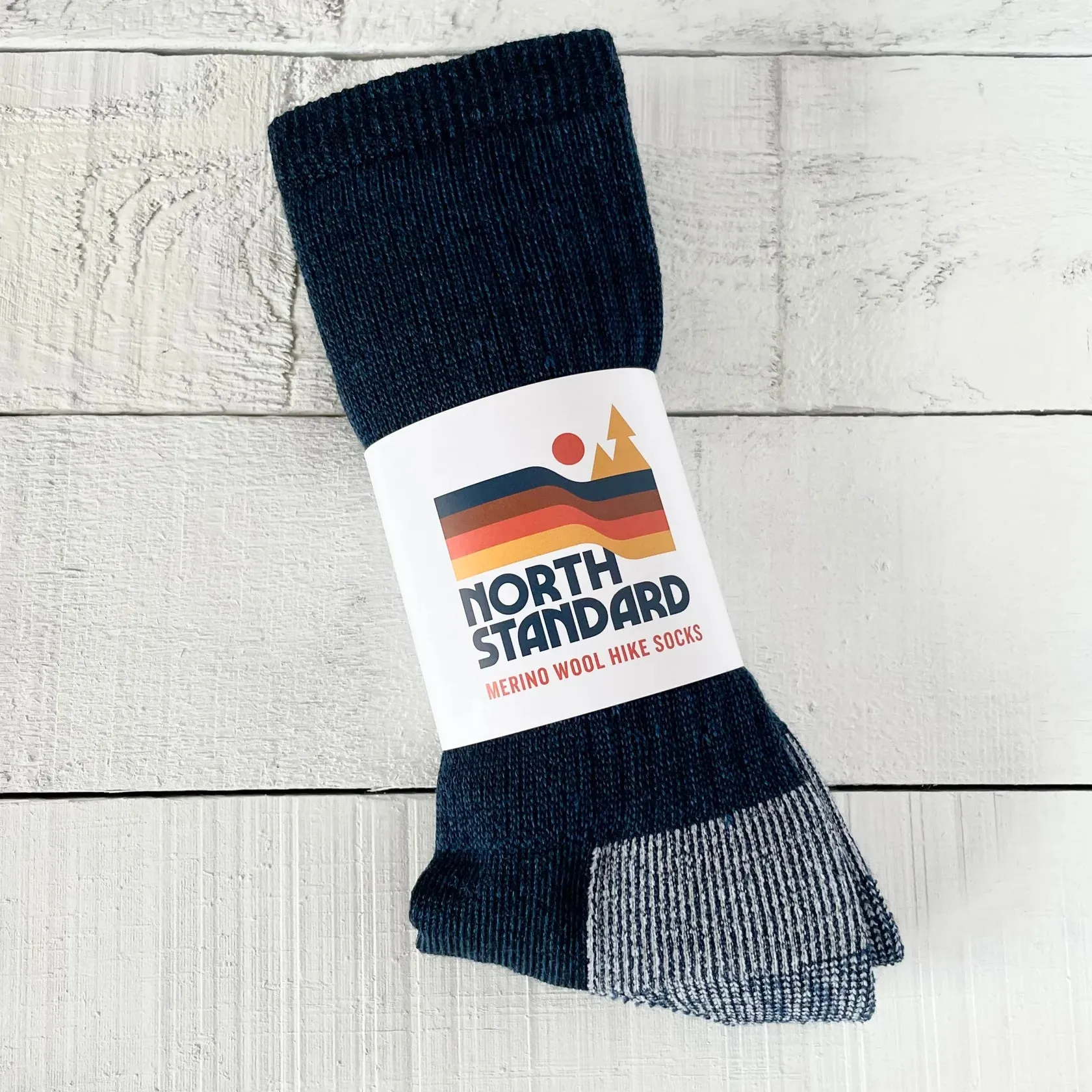 Merino Wool Hike Socks (Navy)