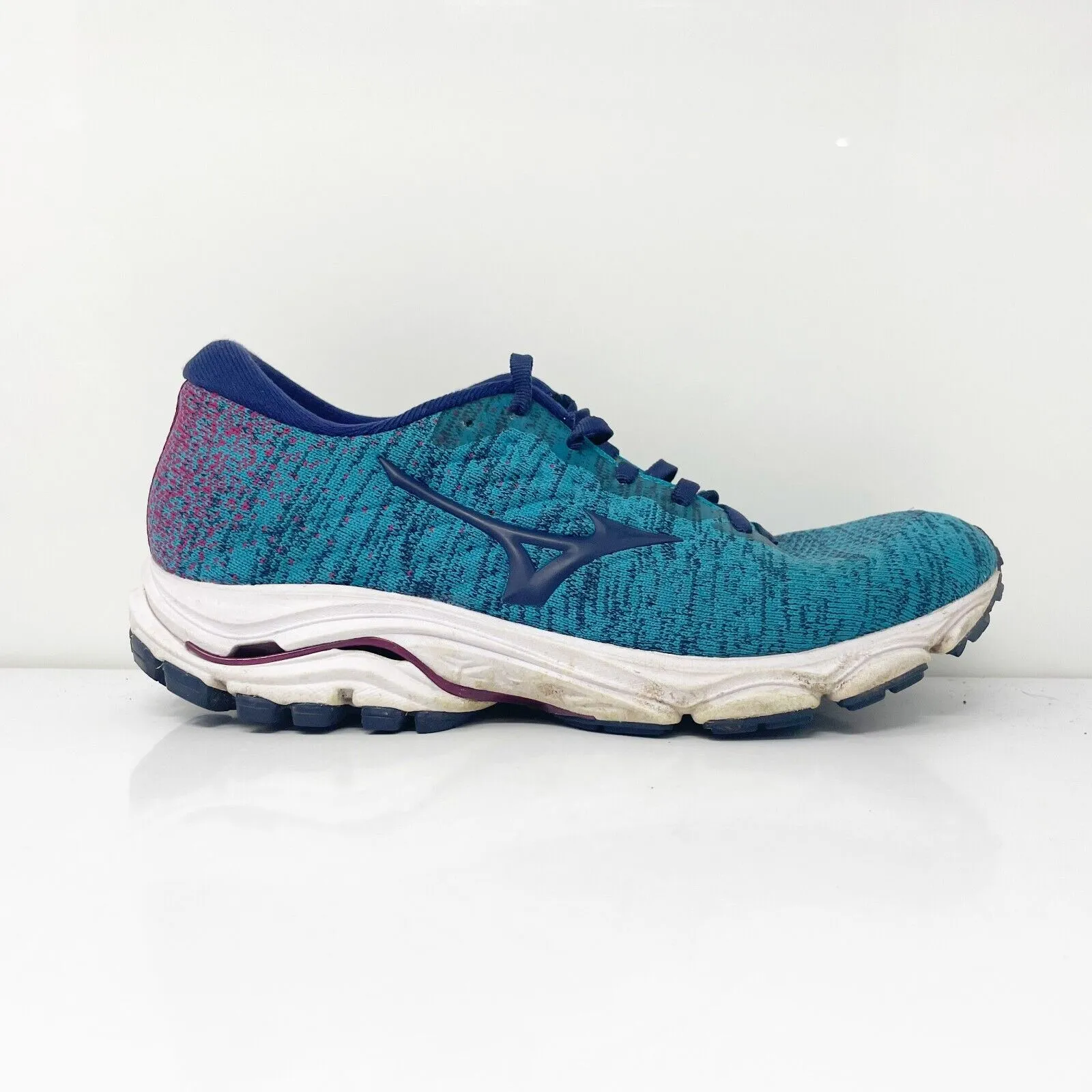 Mizuno Womens Wave Inspire J1GD201324 Blue Running Shoes Sneakers Size 8.5