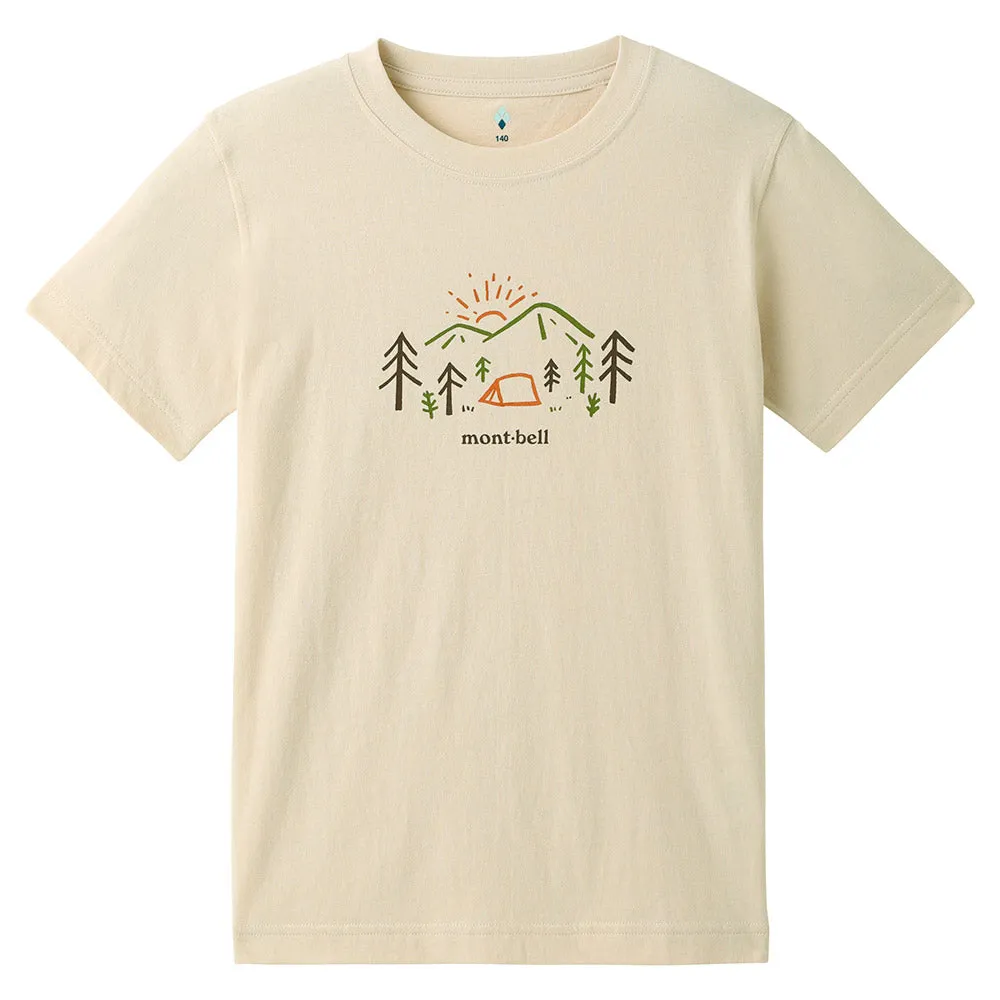 Montbell KID'S COTTON TEE CAMPING