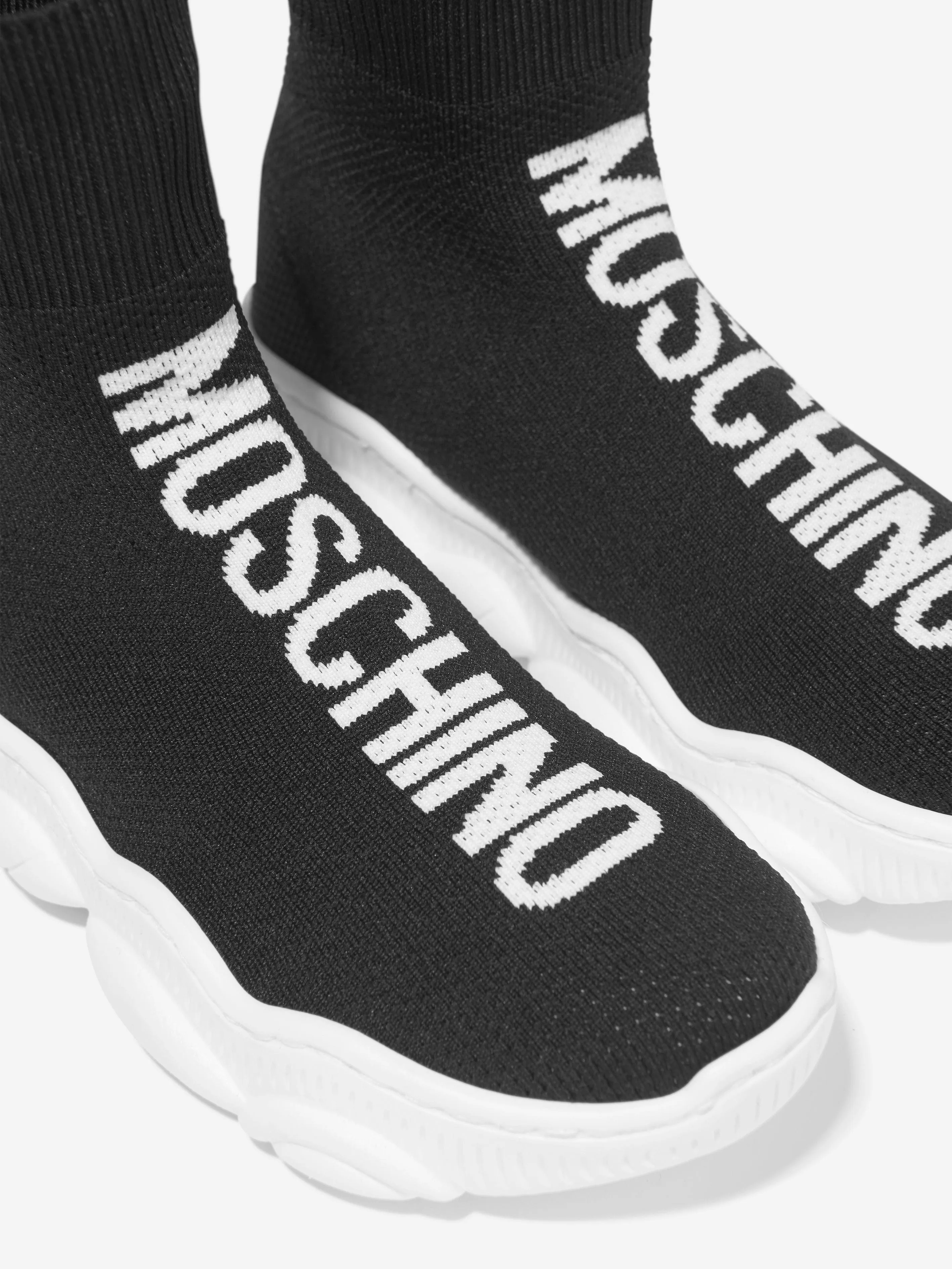 Moschino Kids - Kids Teddy Sole High Top Sock Trainers | Childsplay Clothing