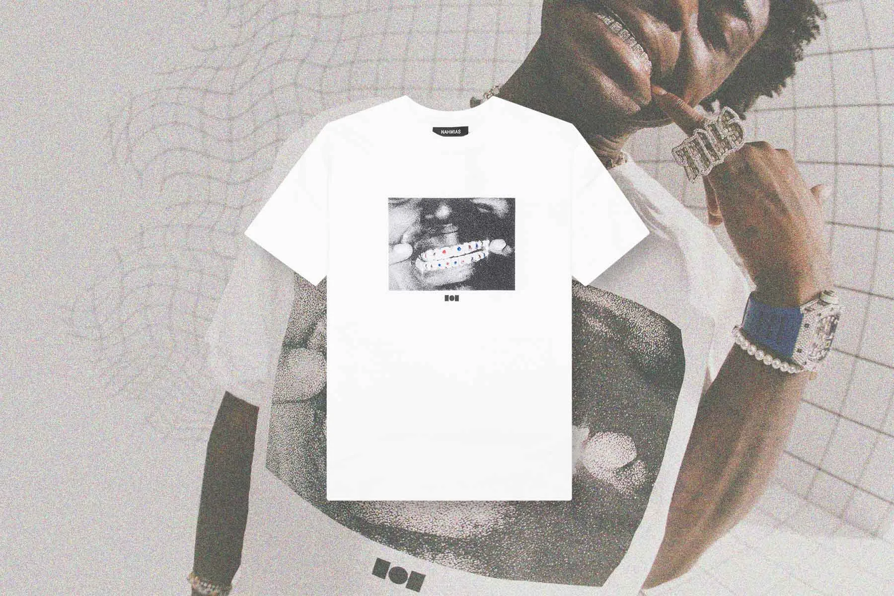 Nahmias x Kodak Black Grillz T-Shirt - White