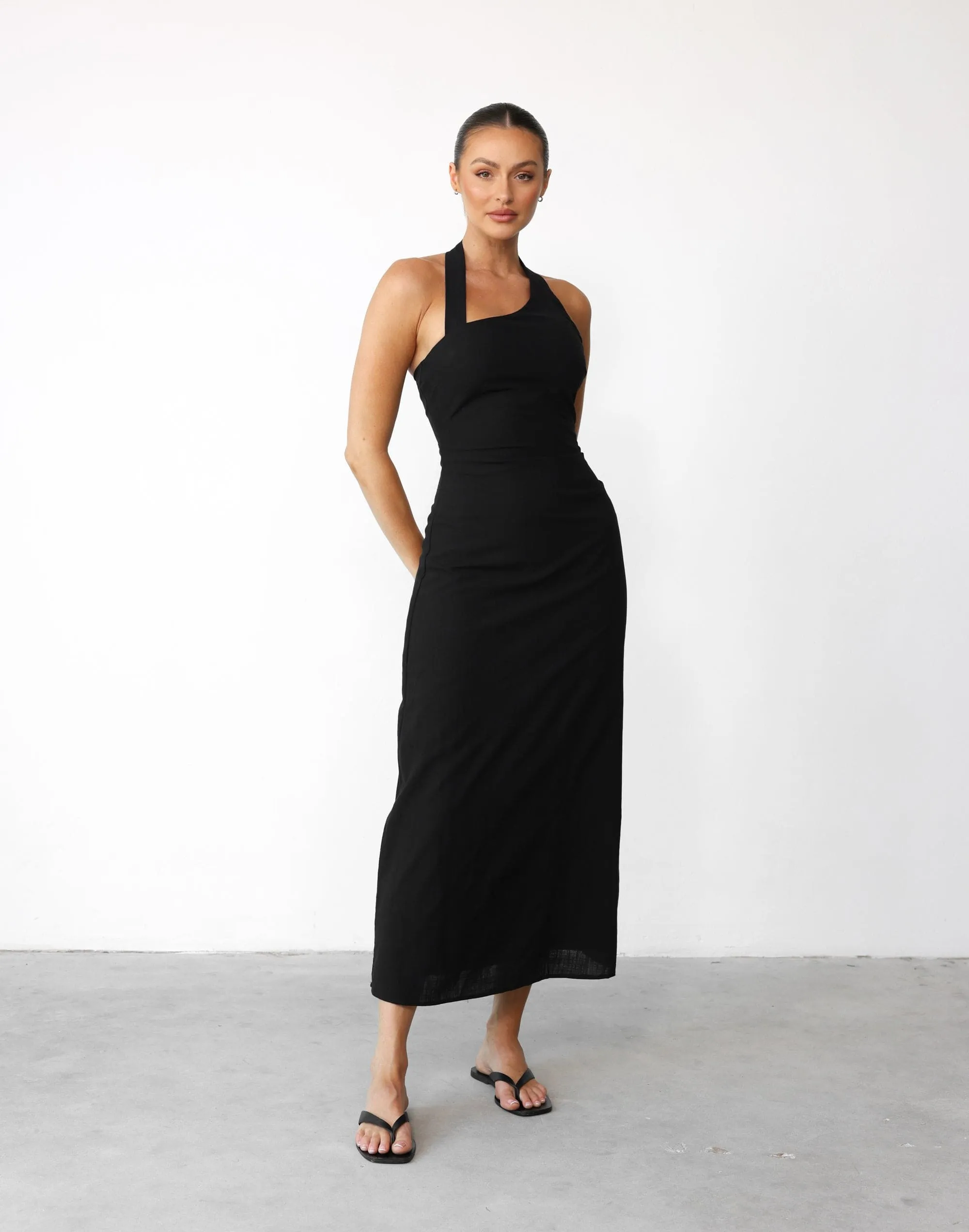 Nakia Maxi Dress (Black)