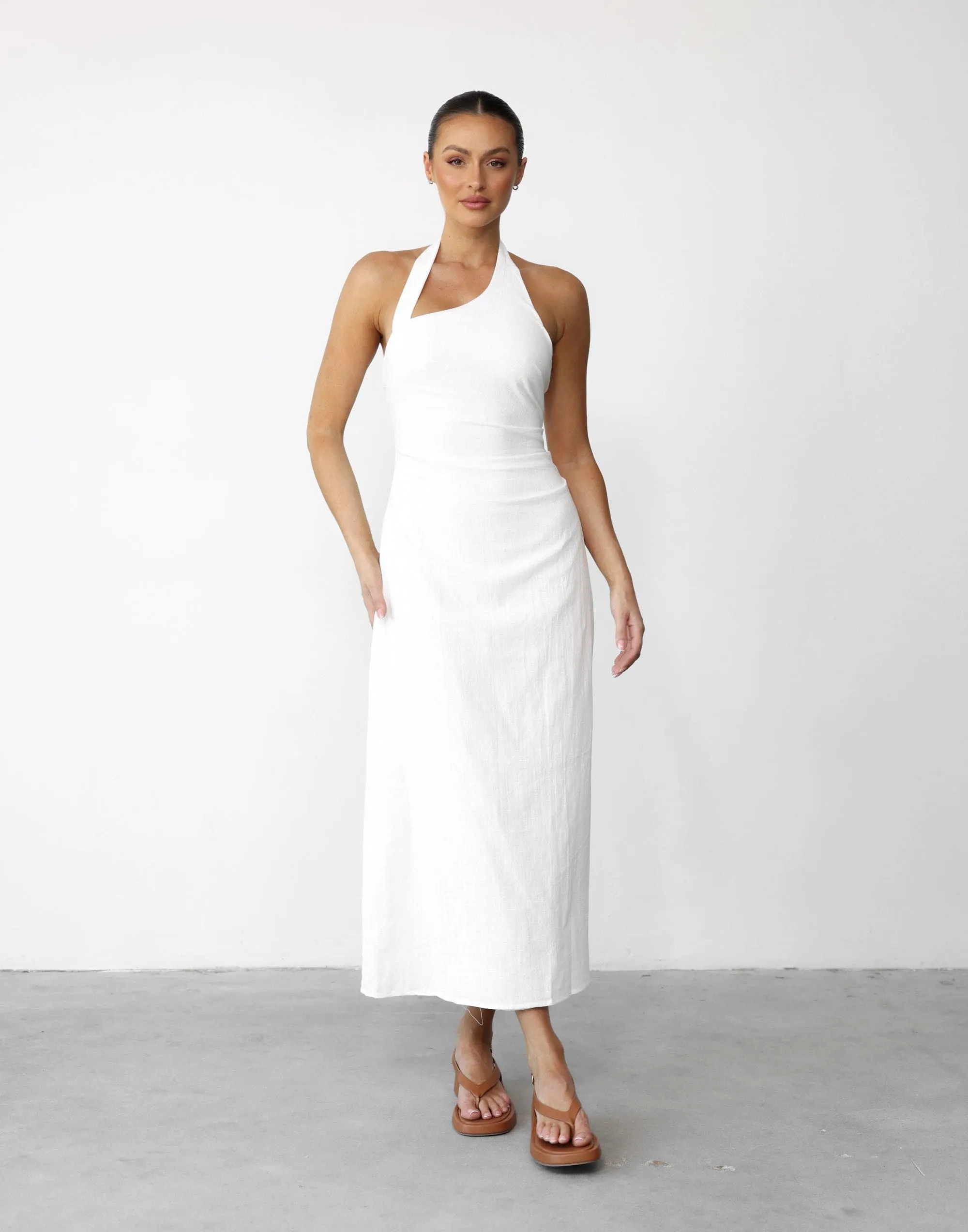 Nakia Maxi Dress (White)