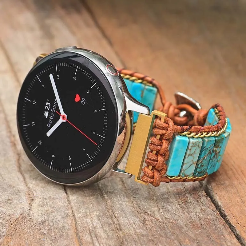 Native Turquoise Samsung Galaxy Watch Strap