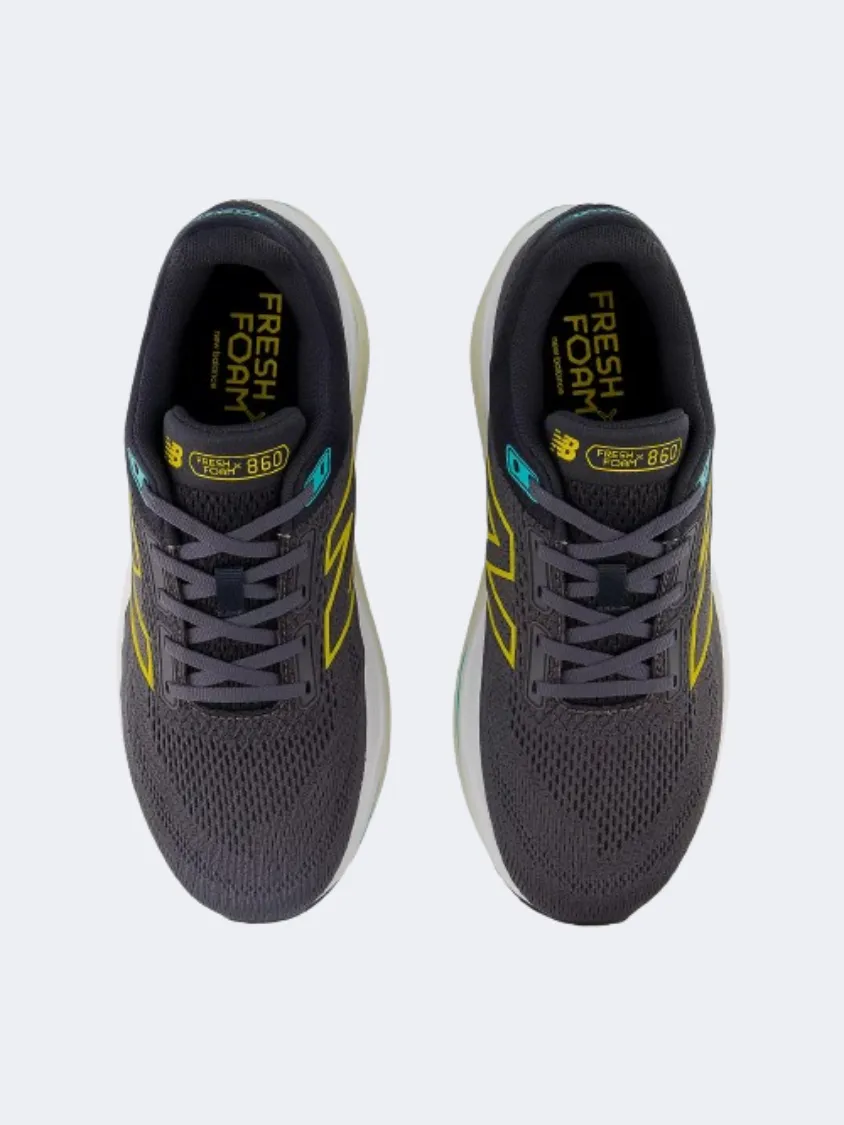 New Balance 860 Men Running Shoes Magnet/Lemon/Jade